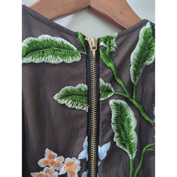 Bronx & Bonco Tiered Floral Embroidered Bridget Dress - Picture 9 of 9